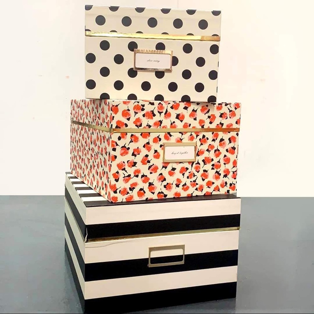 Kate Spade Nesting Boxes! Full Set!